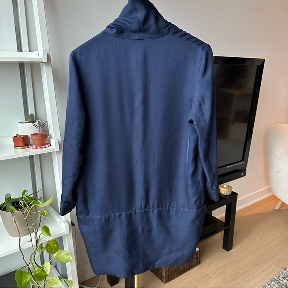 Grana silk shawl collar blazer size S - Picture 3 of 11